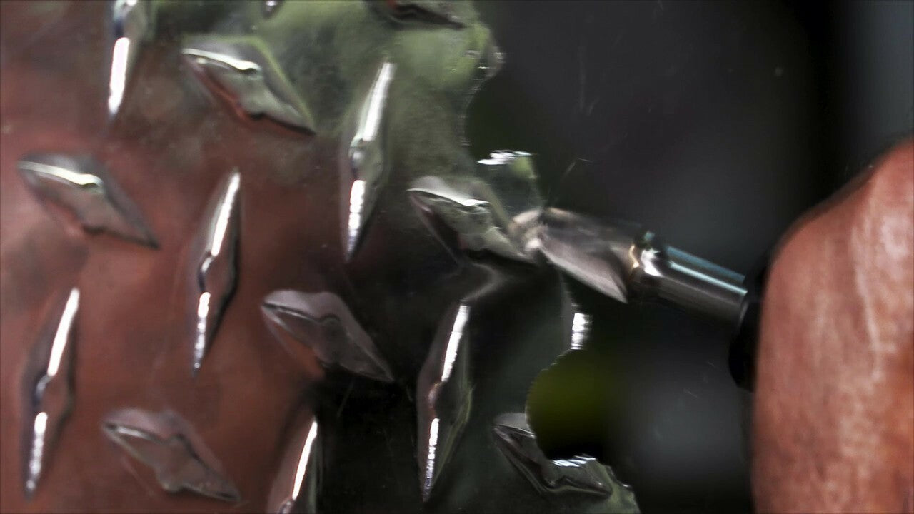 SD-5 1/2" X 7/16" X 6" Long Shank Ball End Carbide Bur 1/4" Shank