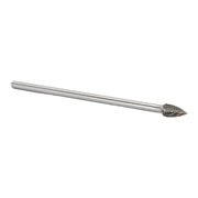SG-5 1/2" X 1" 6" Long Shank Tree Pointed End Carbide Bur 1/4" Shank