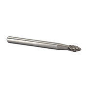 SH-53 3/16" X 3/8" SH53 Flame Carbide Bur 1/8" Shank