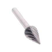 SM-4 3/8" X 5/8" Cone Pointed End Carbide Bur 1/4" Shank