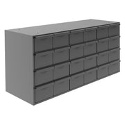 24 Large Drawer Metal Storage Rack Cabinet