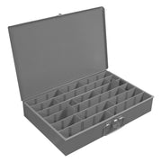 Adjustable Horizontal Insert Large Metal Locking Drawer Compartment Box