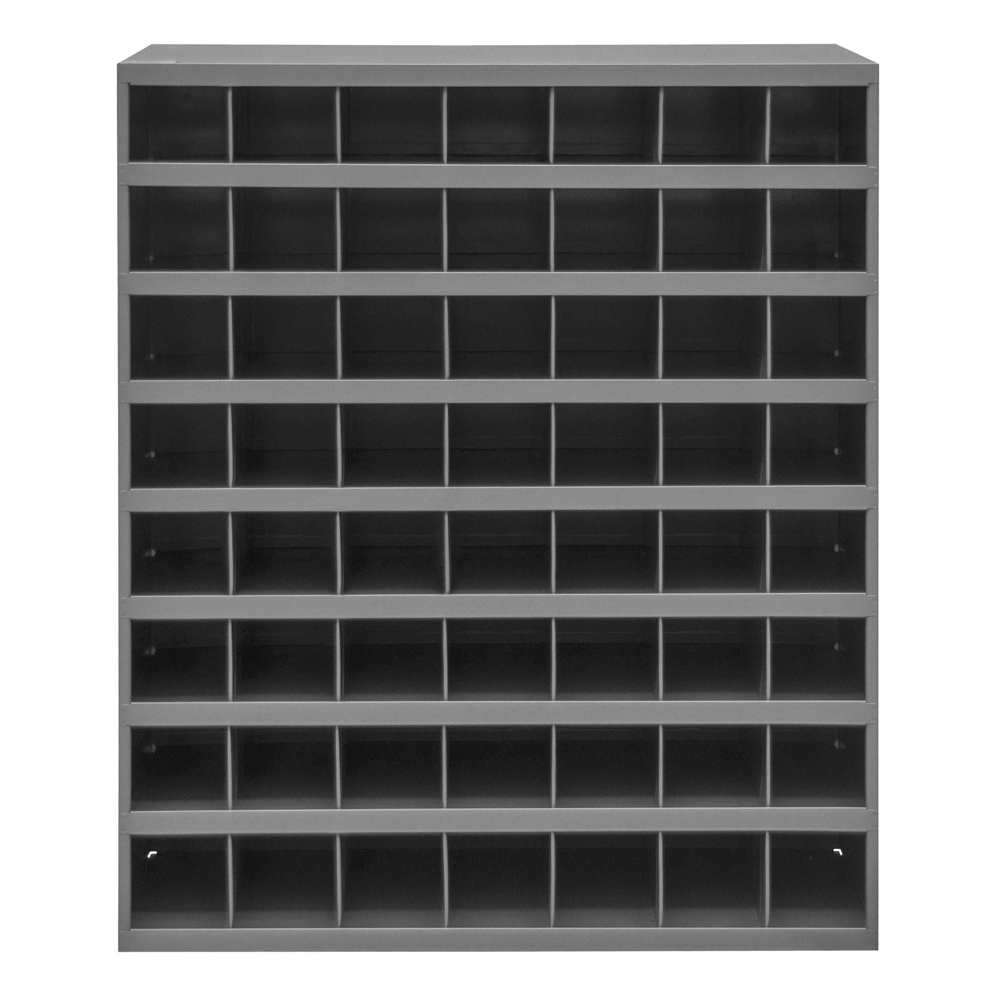 56 Hole Metal Divider Bin 12" Deep