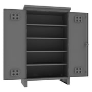 Outdoor Storage Cabinet with 4 Shelves - 48" Wide