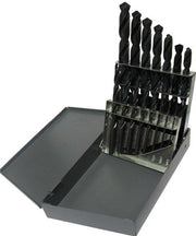 15 Piece Tin Coated Jobber Length Drill Bit Set, 1/16" - 1/2"