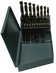 21 Piece Cobalt Jobber Length Drill Bit Set, 1/16" - 3/8", DWDCO Series