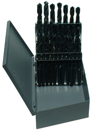 26 Piece HSS Black Oxide Jobber Length Drill Bit Set, DWDN, A -Z