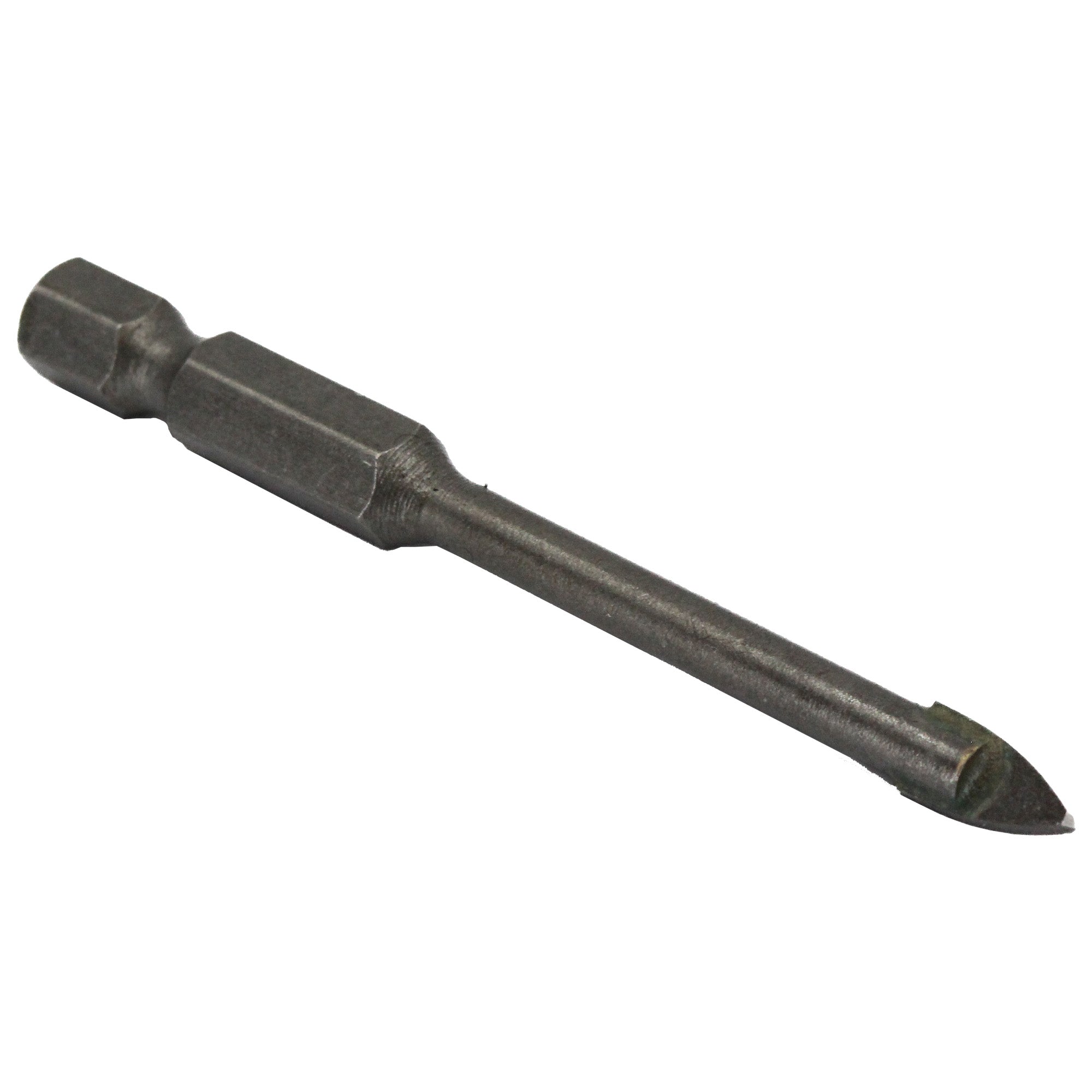 3/16" Carbide Tipped Glass & Tile Drill Bit with Hex Shank
