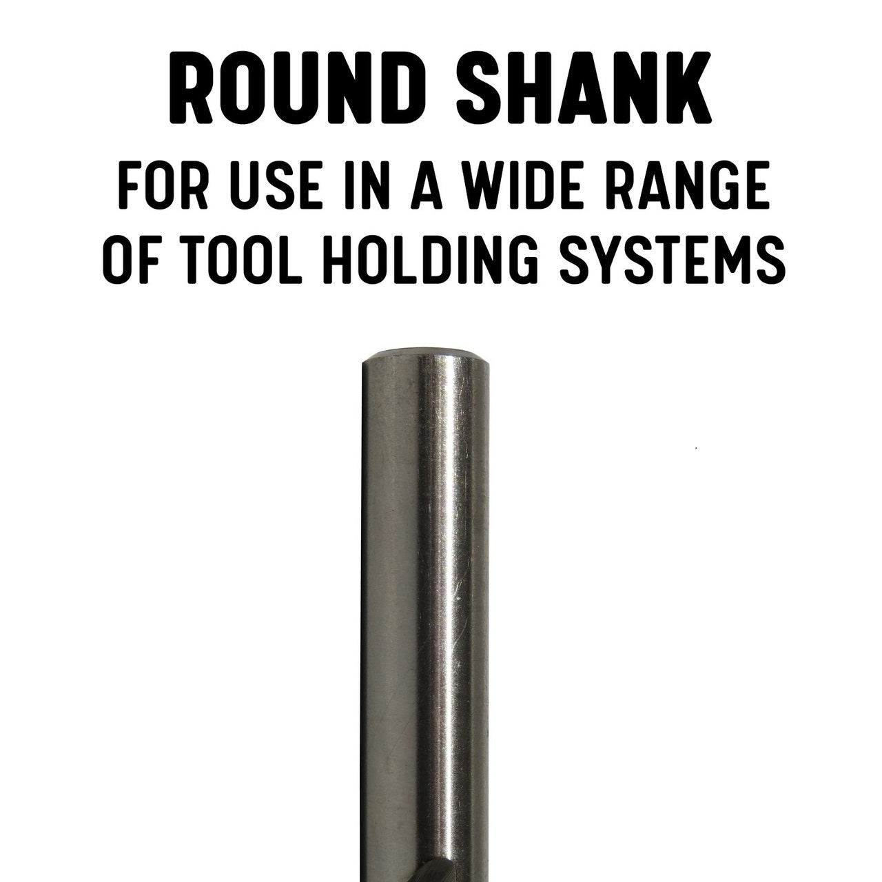 13 Piece HSS Polished Jobber Length Drill Bit Set, 1/16" - 1/4"