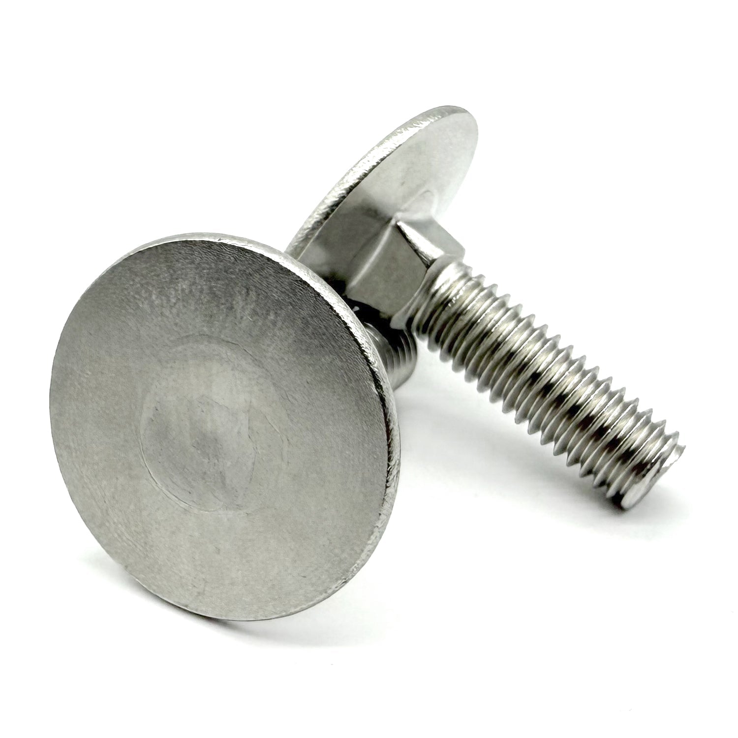 1/4"-20x3/4" Stainless Steel Round Head Square Neck Elevator Bolt