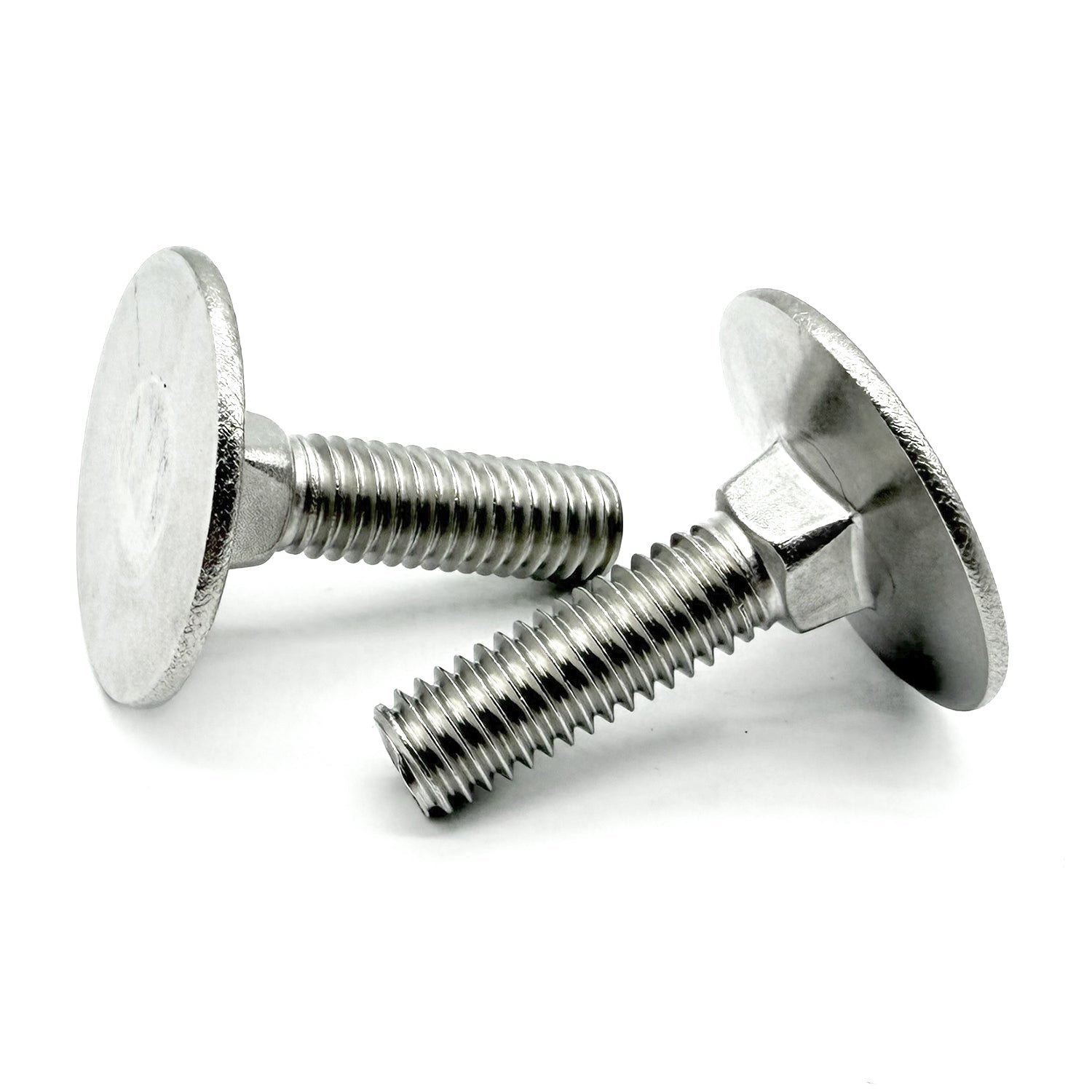 1/4"-20x3/4" Stainless Steel Round Head Square Neck Elevator Bolt