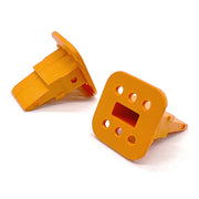 6 Pin Orange Wedgelock for DT Water Proof Connector Plug, Male