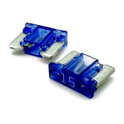 15AMP APS/ATT Low Profile Mini Blade Fuse 32V Blue