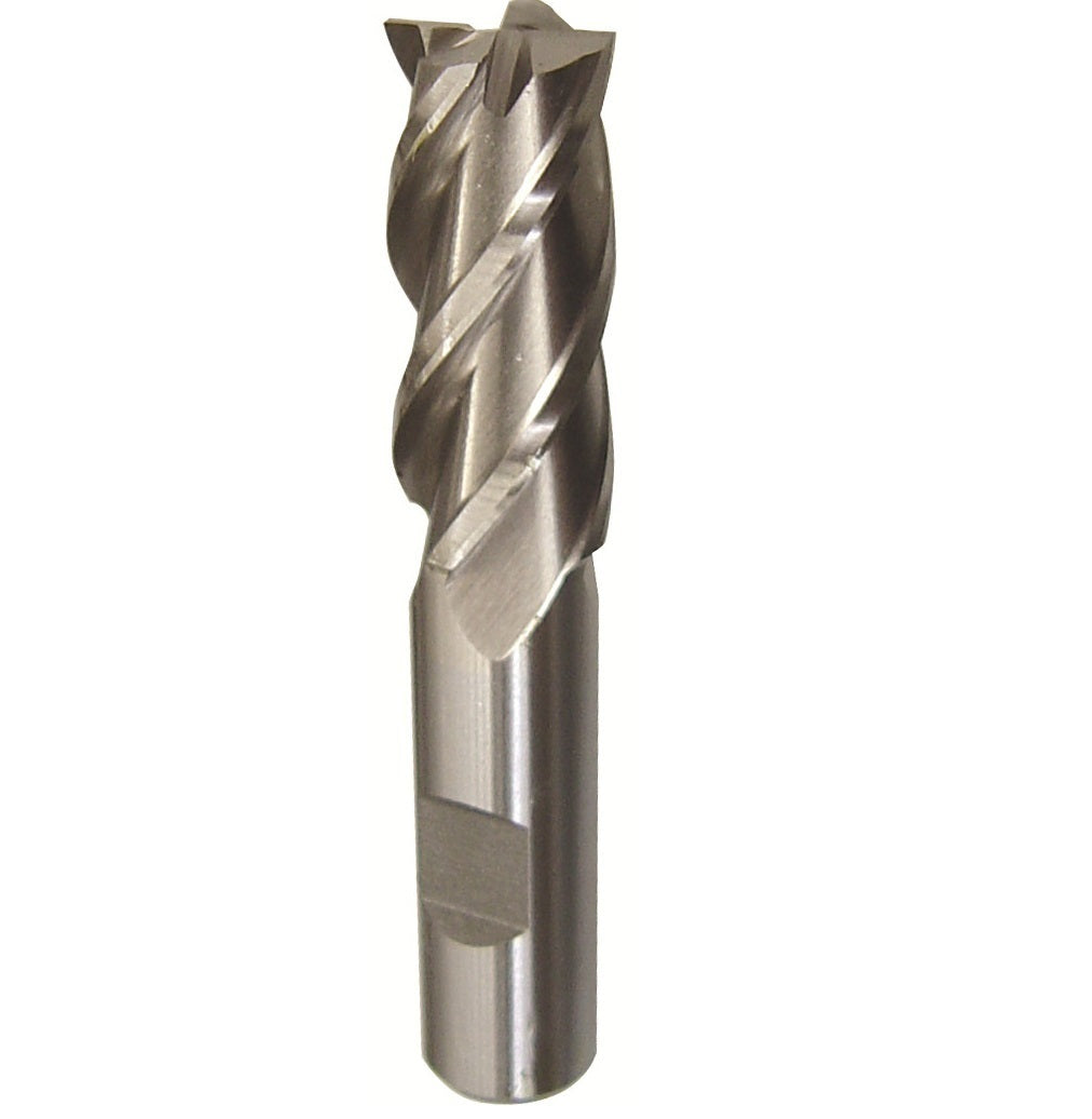 15/16" X 1/2" HSS 4 Flute Single End End Mill