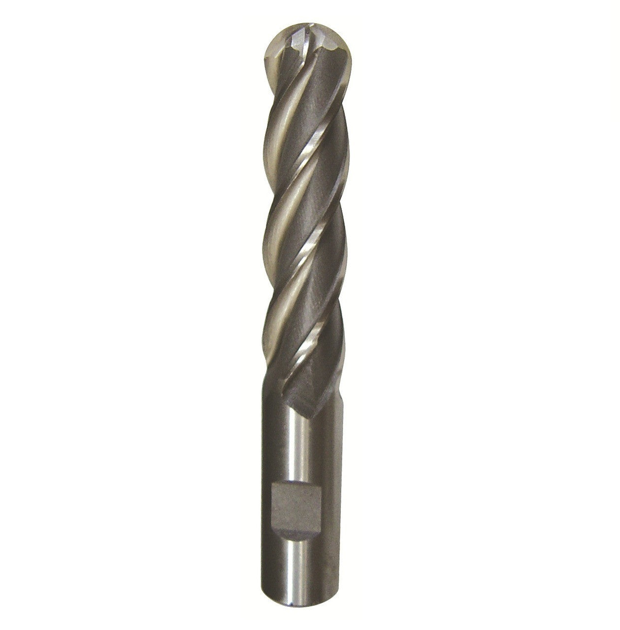 7/16" X 1/2" HSS 4 Flute Single End Ball End Mill