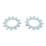 #8 Steel External Tooth Lock Washer Zinc