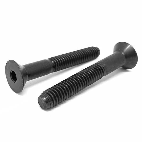 #4-40x1-1/4" Alloy Flat Socket Head Cap Screws Black Oxide