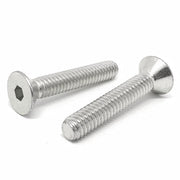3/8-16x1" 18-8 Stainless Steel Flat Head Socket Cap Screws