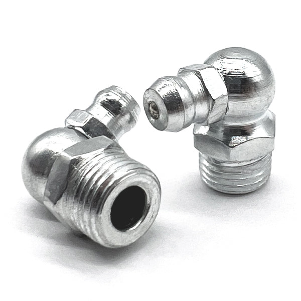 1/8"-27 Zerks Grease Fitting 90 Degree Steel Zinc
