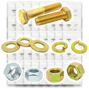 3/8"-24 Fine Grade 8 Hex Cap Screws, Nuts, & Washers - 754 PCS