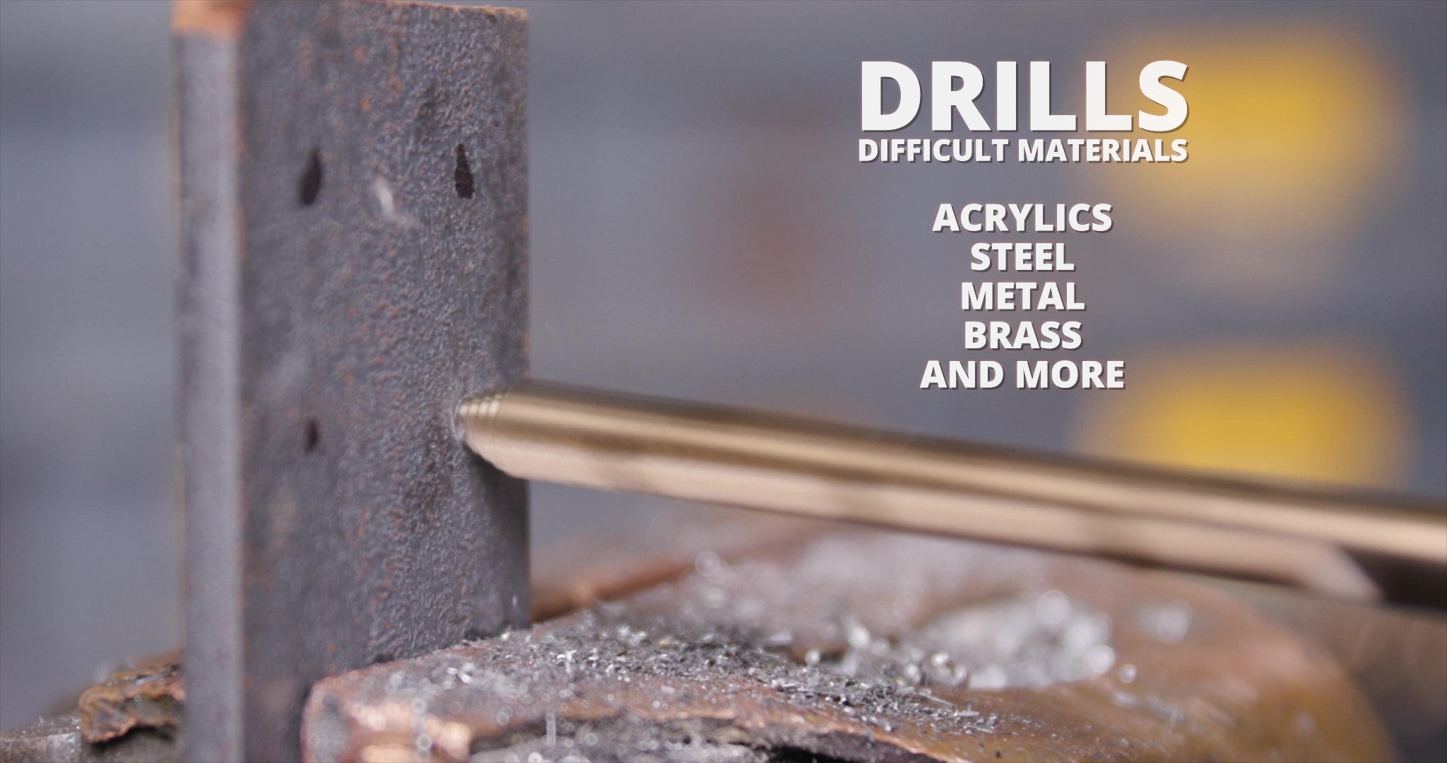 31/64" Stepped Point Cobalt Drill Bit with 3-Flat Shank