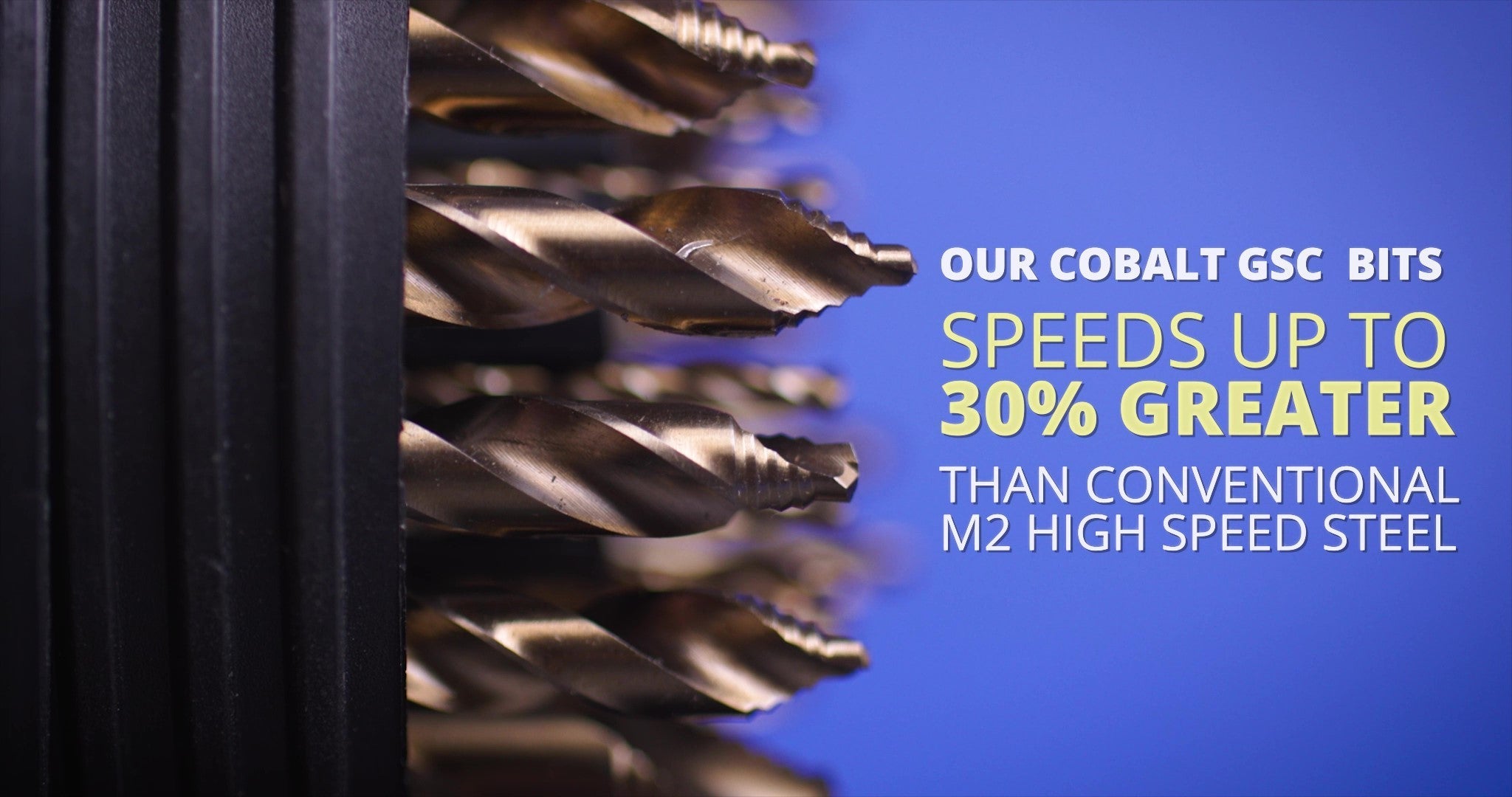 11/32" Stepped Point Cobalt Drill Bit with 3-Flat Shank