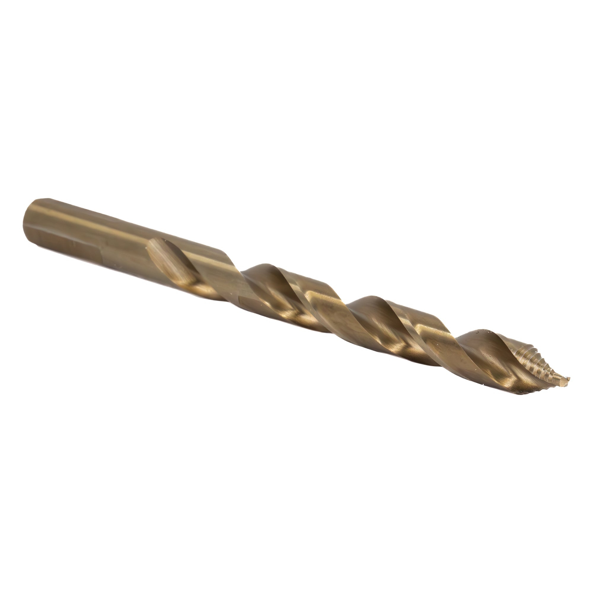 31/64" Stepped Point Cobalt Drill Bit with 3-Flat Shank