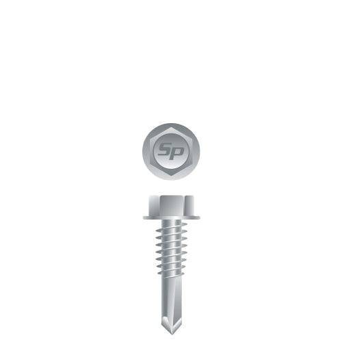 #12 Strong-Point Hex Washer Head 12-24 x 7/8, Strong-Shield