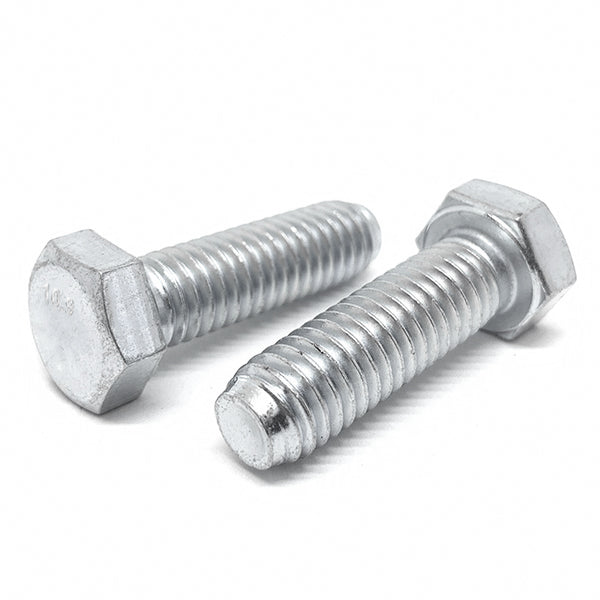 M16-1.50x50 Class 10.9 Fine Thread Hex Cap Screws Zinc Clear