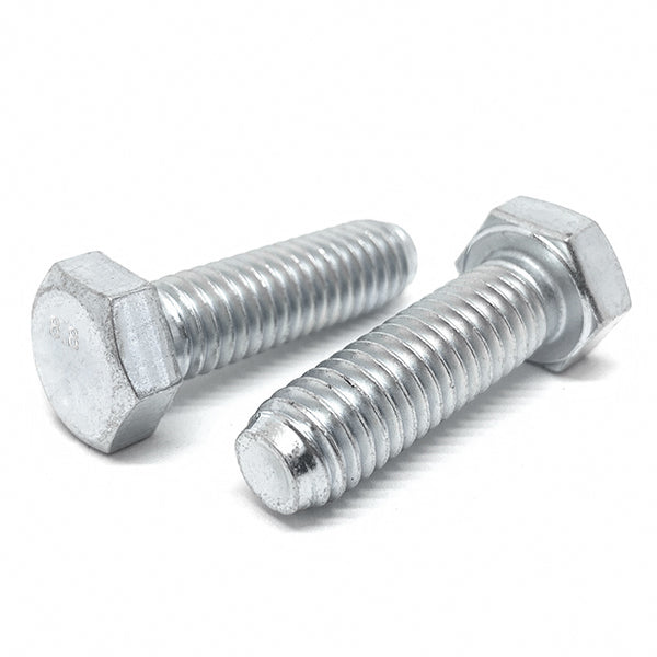 M4-.7x25 Class 8.8 Hex Cap Screws Zinc Clear