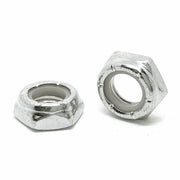 #4-48 18-8 Stainless Steel Nylon Insert Hex Jam Nuts