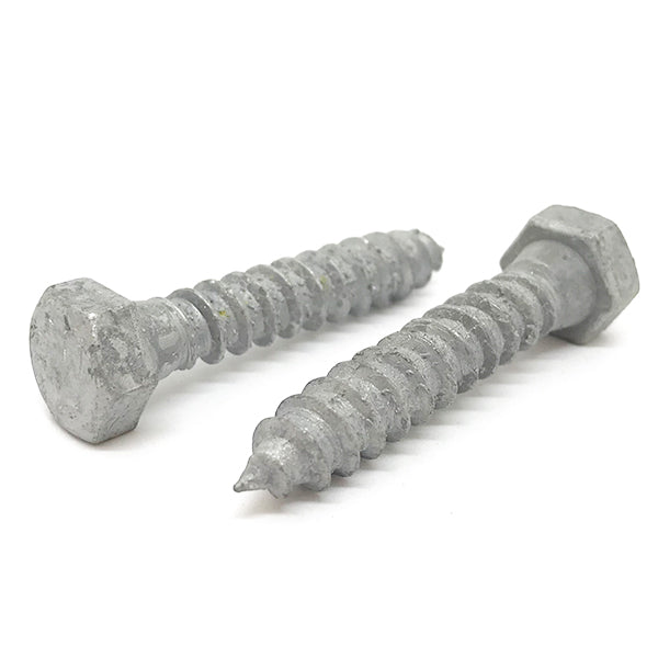 1/4-10x2" Hex Lag Screws A307 Grade A Galvanized