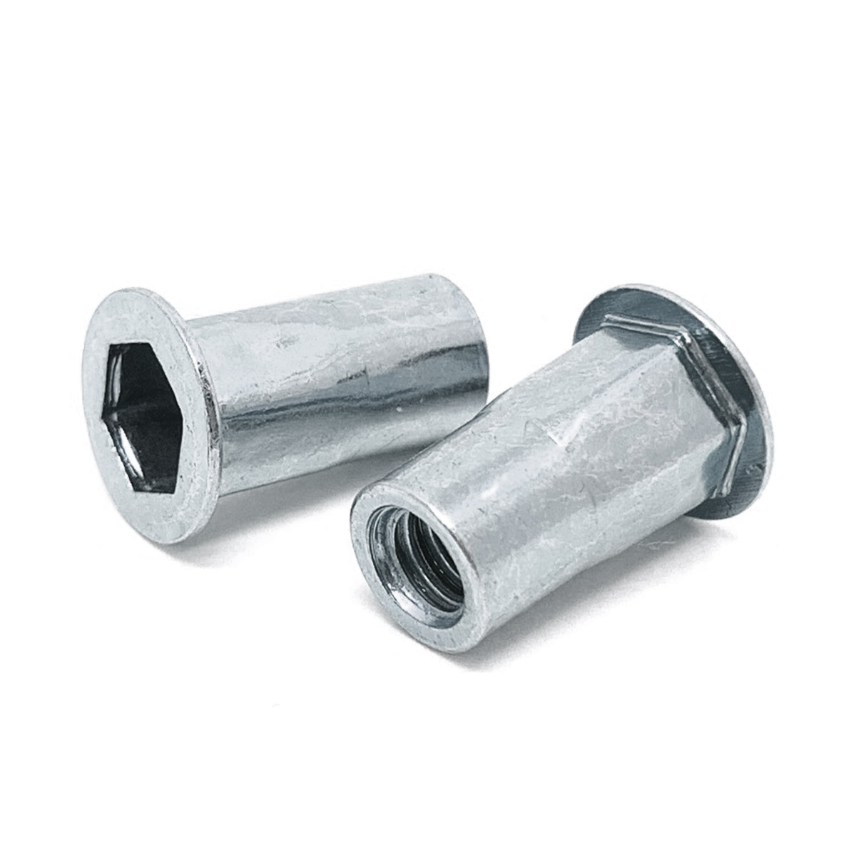M5-0.8 ISO L (3.30-5.70) Aluminum Hex Rivet Nut