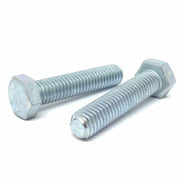 1/4-20x6" Hex Tap Bolts Grade 5 Full Thread Zinc