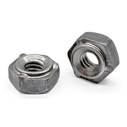 1/4"-20 3 Prong Short Pilot Hex Weld Nuts