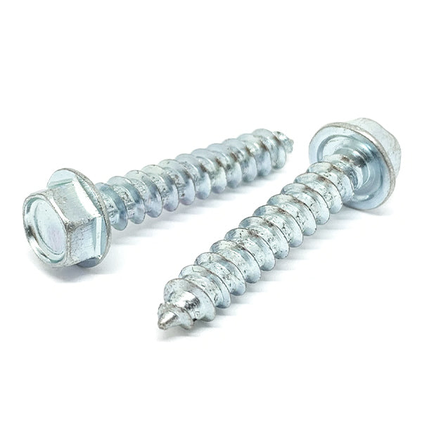 #6x3/8" Hex Washer Head Type AB Self Tapping Sheet Metal Screws Zinc