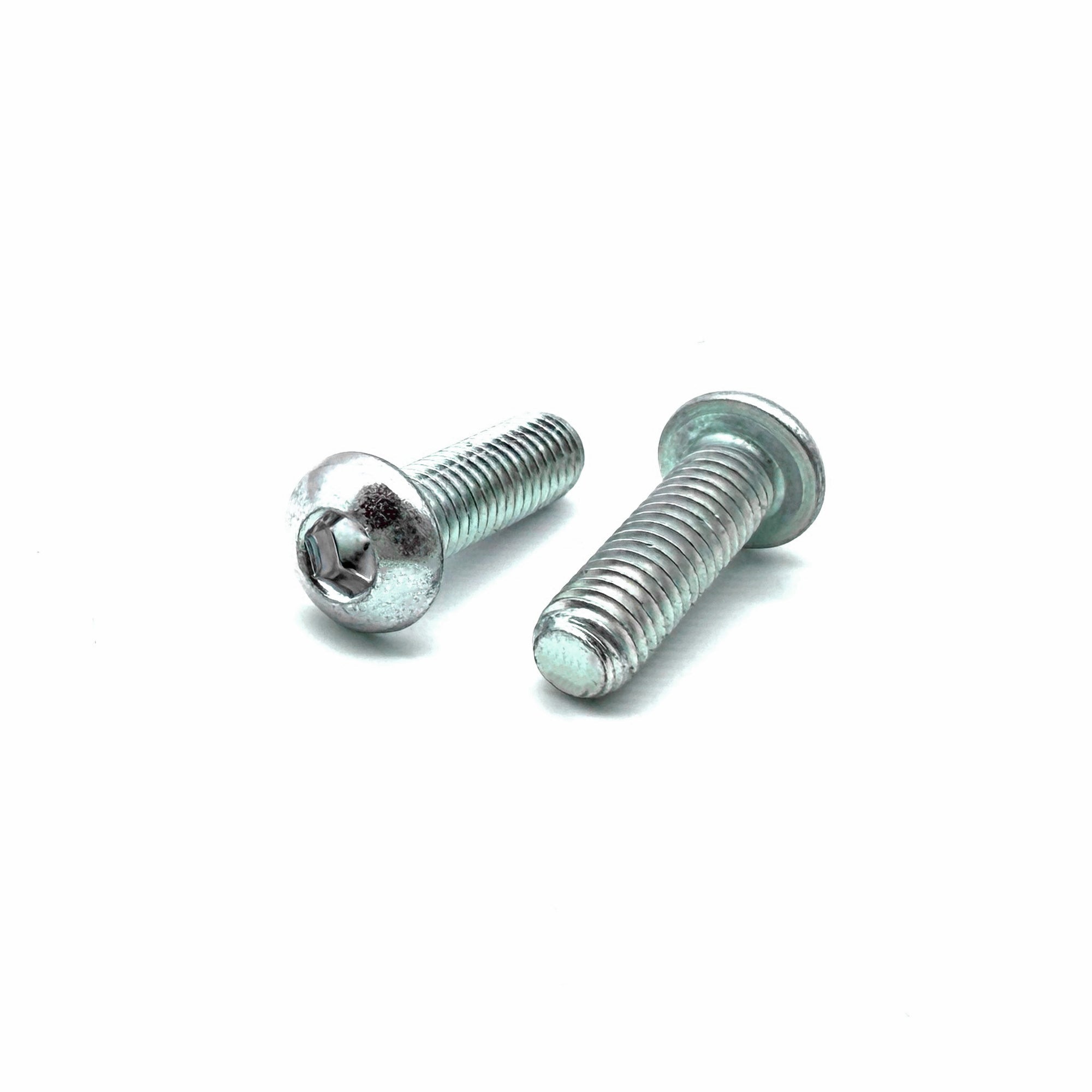 M8-1.25x20 Round Button Head Socket Screw Off Road Moto Hardware Zinc