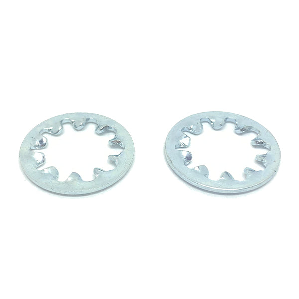 M5 Class 10 Internal Tooth Lock Washers Zinc Clear