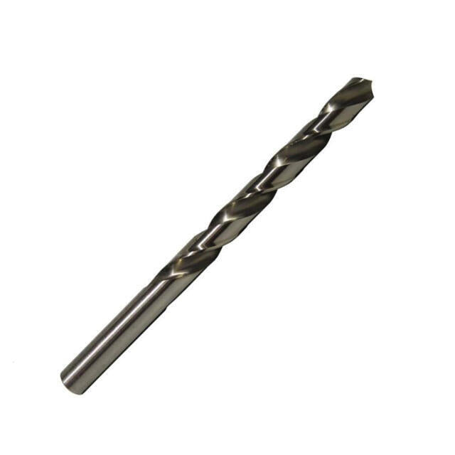 "D" HSS Polished 118° Standard Point Jobber Length Drill Bit