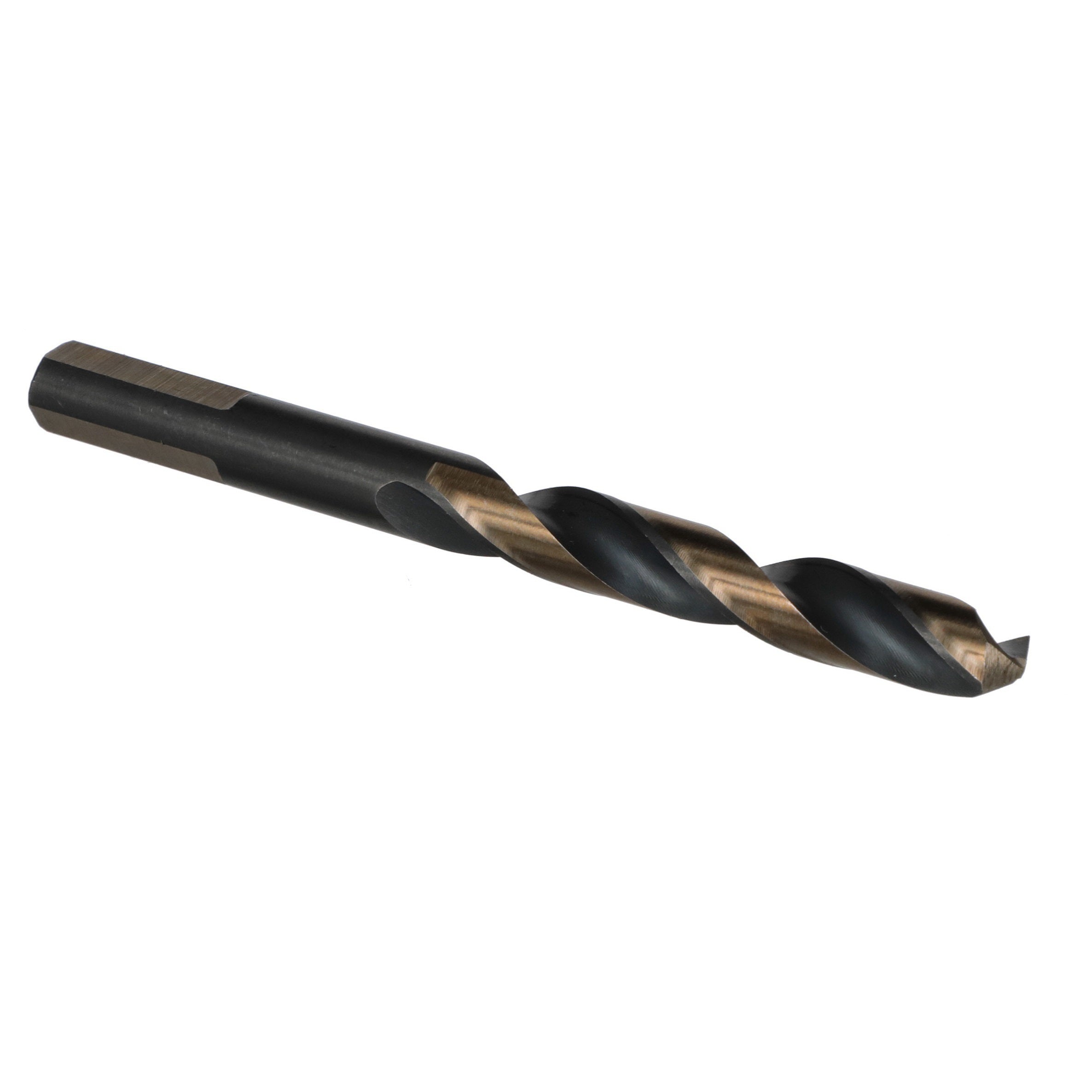 17/64" HSS Black & Gold Split Point Drill Bit with 3-Flat Shank, Contractor Series