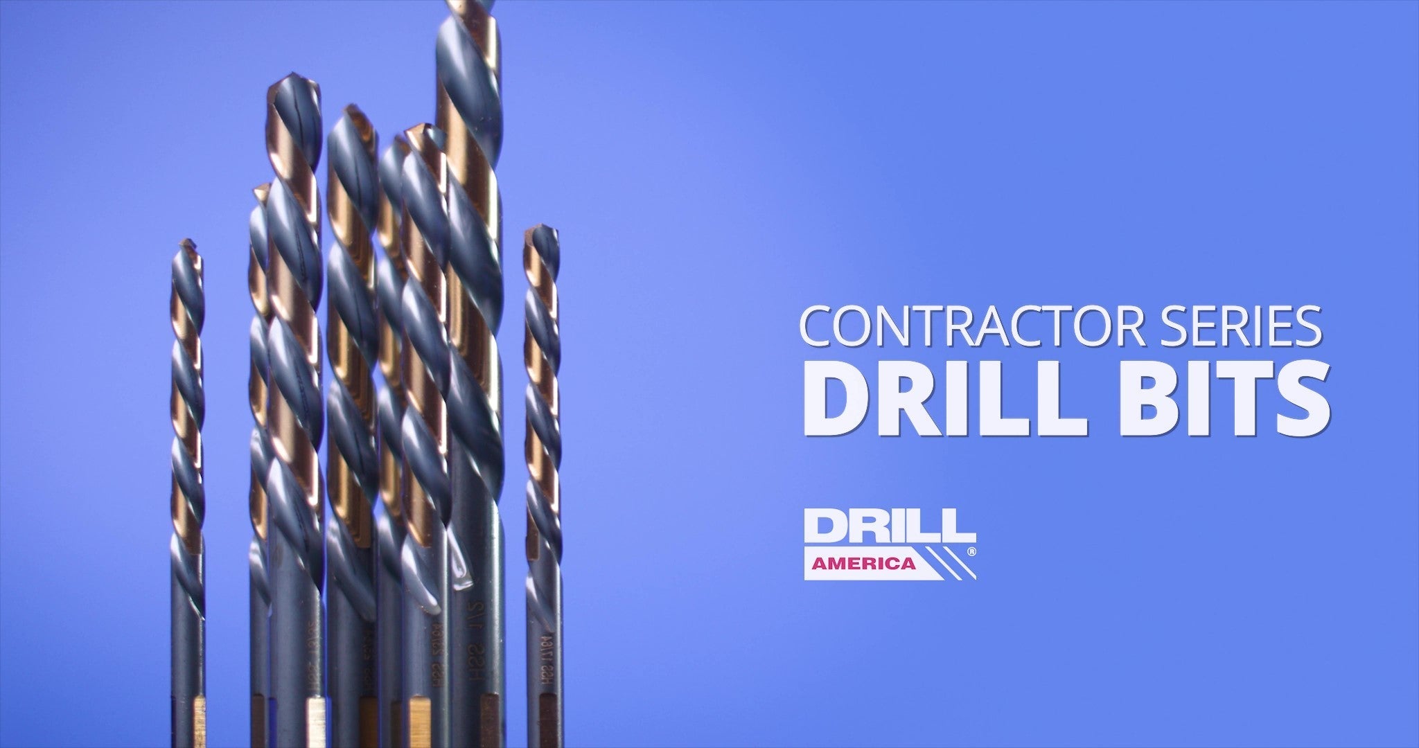 1-3/32" HSS Black & Gold Drill Bit with Reduced 1/2" 3-Flat Shank, Contractor Series