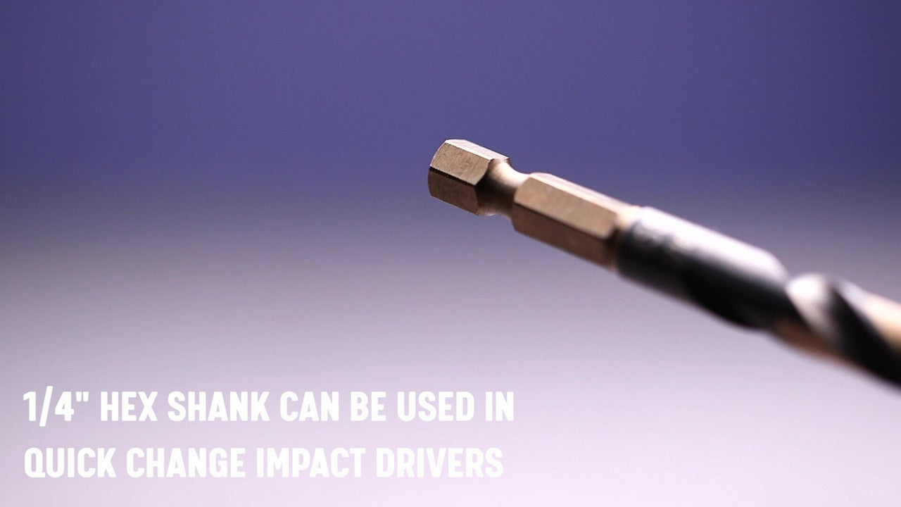 1/4" HSS Quick Change Hex Shank Drill Bit