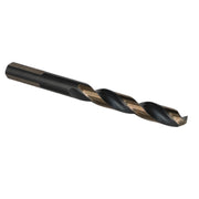 11/32" HSS Black & Gold KFD Split Point Mechanics Length Drill Bit with 3-Flat Shank