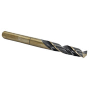 33/64" HSS Black & Gold Drill Bit with Reduced 1/2" 3-Flat Shank, KFD