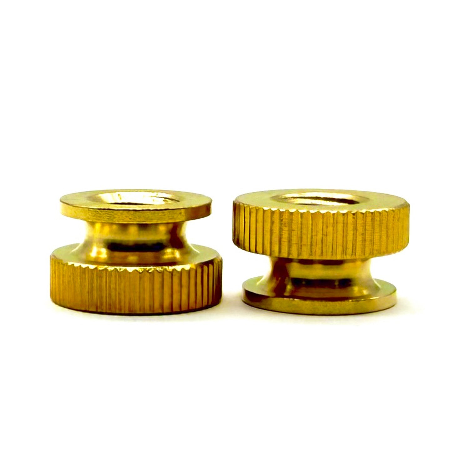 #8-32 Brass Knurled Thumb Nut