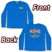 Blue BoltsandNuts.com Logo Long Sleeve Tee