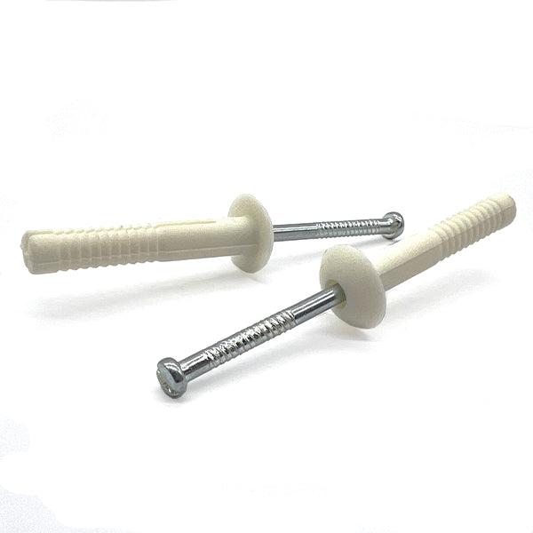 1/4"x3/4" Mushroom Head Nylon Nail Anchors