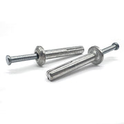 3/16"x7/8" Mushroom Head Hammer Drive Anchors Zinc Alloy w/ Zinc Plated Nails