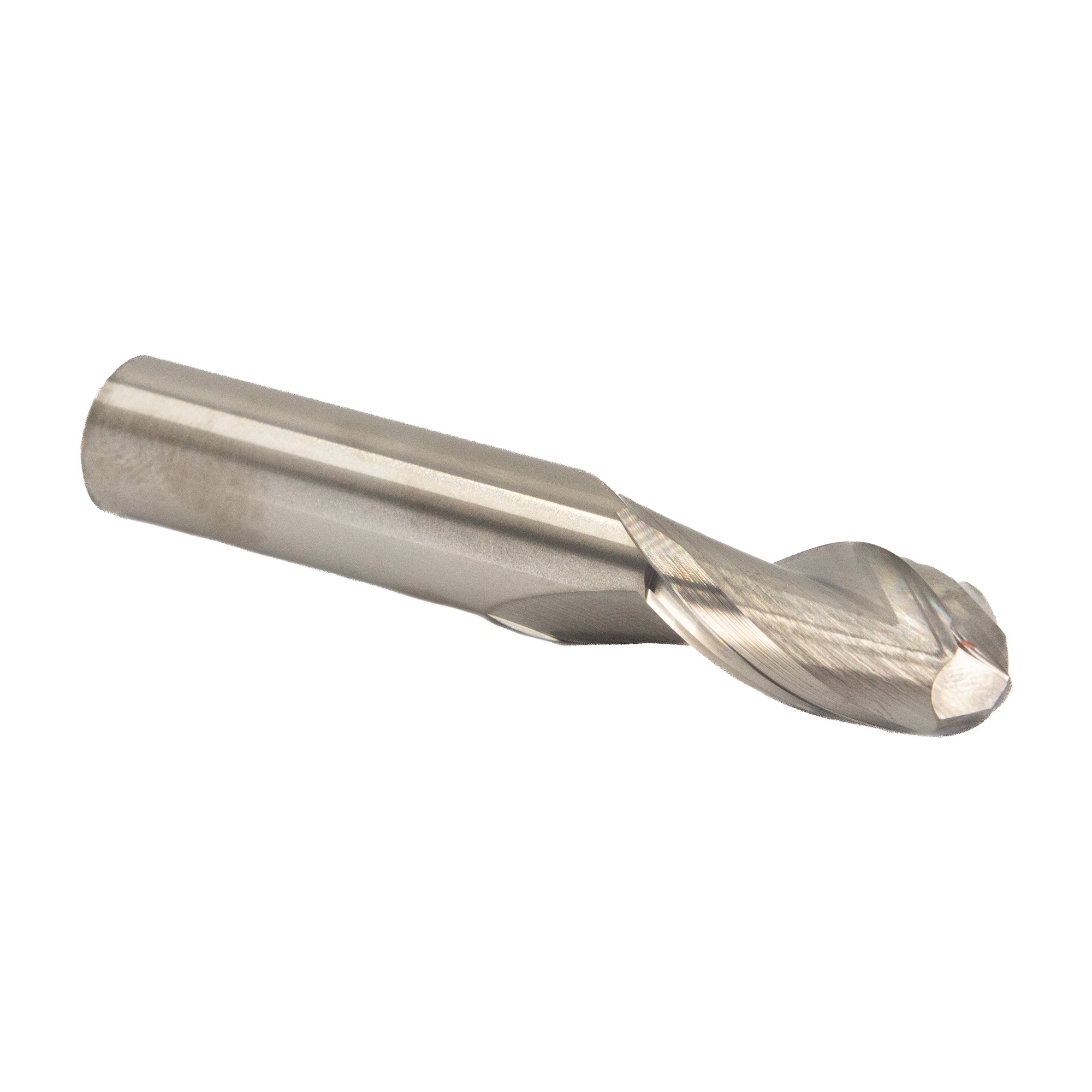 1/2" Carbide 2 Flute Single End Ball End Mill
