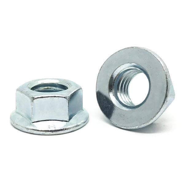 M6-1.0 Class 10 Hex Flange Nuts Zinc